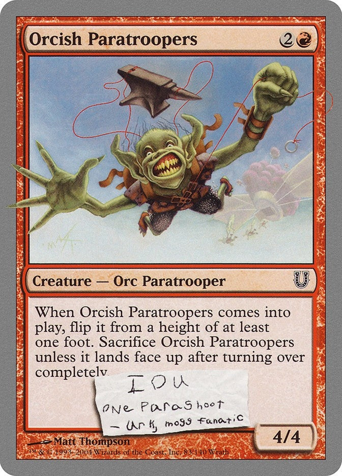 Image for Orcish Paratroopers (83) [Unhinged]