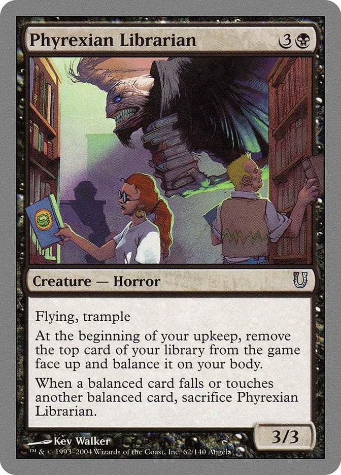 Image for Phyrexian Librarian (62) [Unhinged]