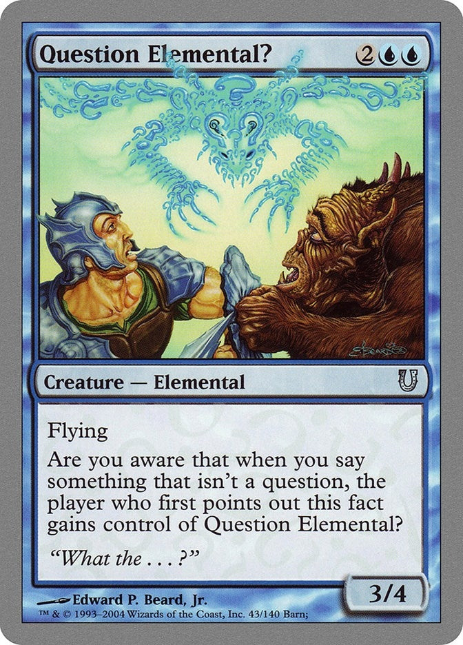 Image for Question Elemental? (43) - Magic: The Gathering