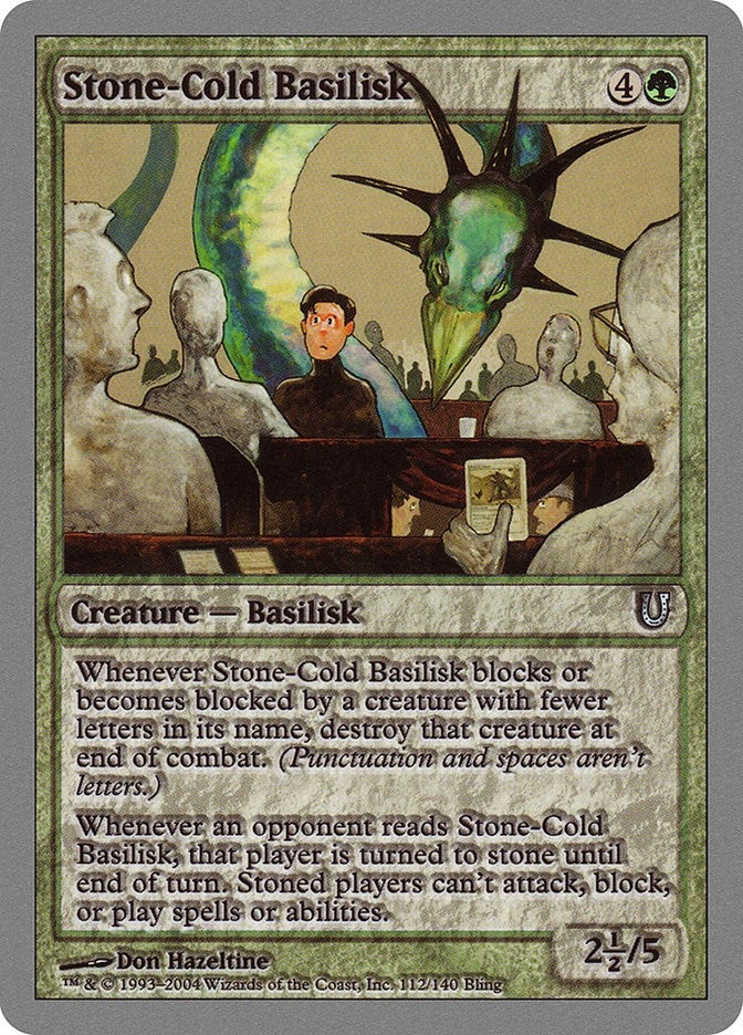 Image for Stone-Cold Basilisk (112) [Unhinged]
