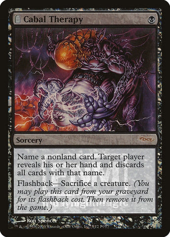 Image for Cabal Therapy (5) [FNM Promos]
