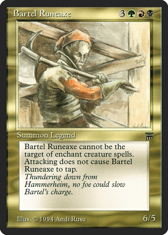 Image for Bartel Runeaxe [Legends]
