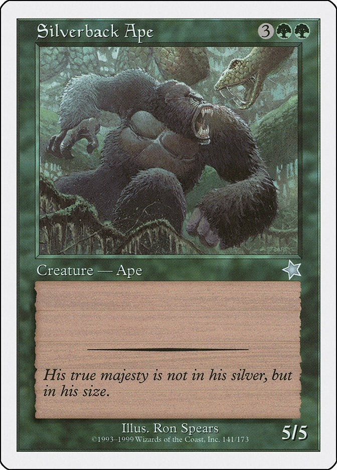 Image for Silverback Ape (141) [Starter 1999]