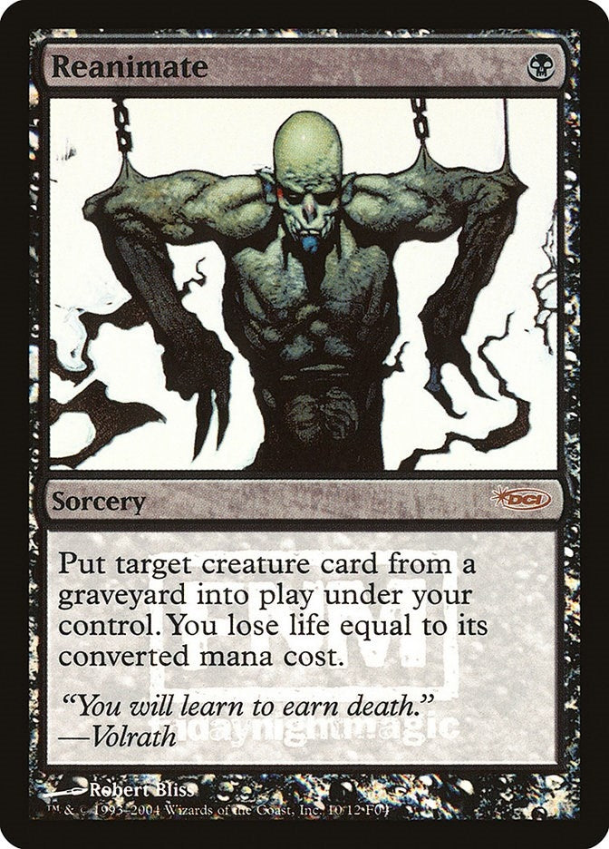 Image for Reanimate (10) - Magic: The Gathering
