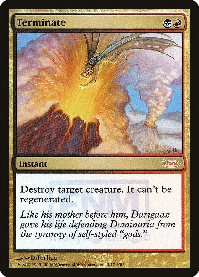 Image for Terminate (3) - Magic: The Gathering