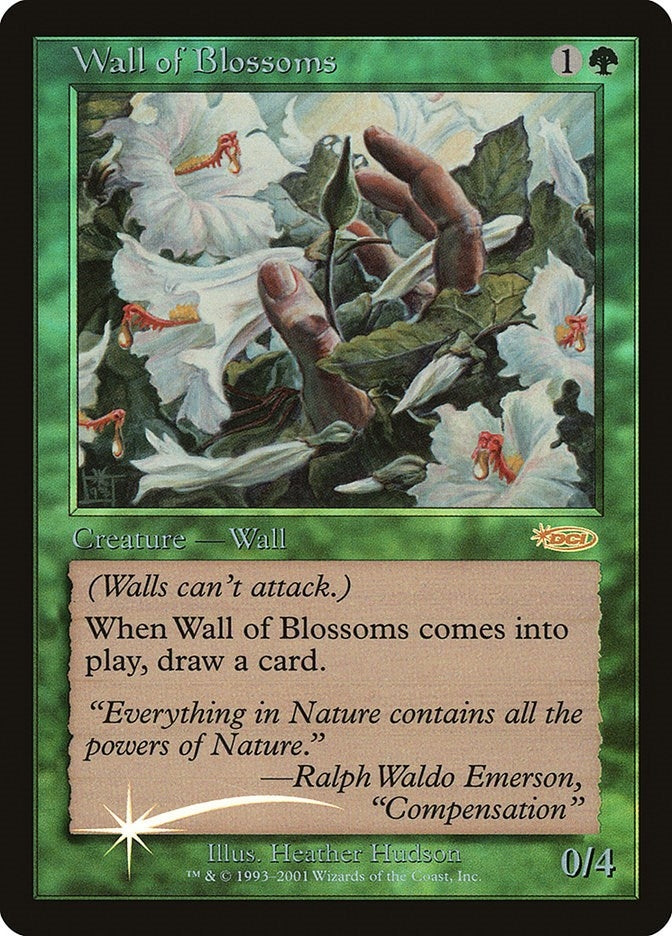 Image for Wall of Blossoms - Magic: The Gathering