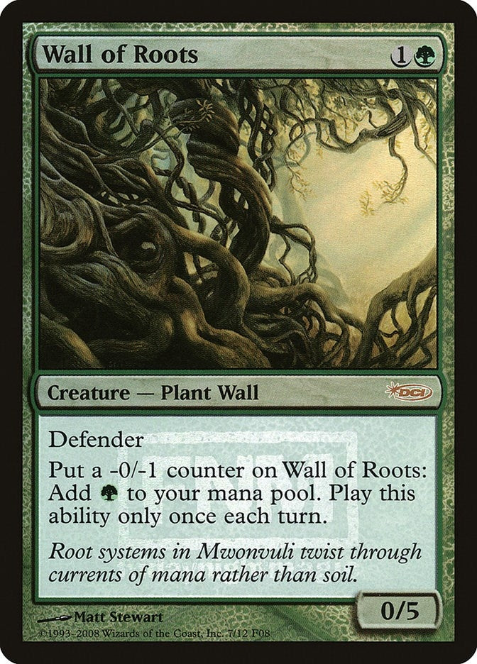 Image for Wall of Roots (7) - Magic: The Gathering