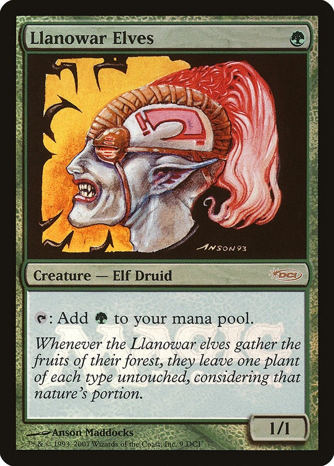 Image for Llanowar Elves (9) [WPN & Gateway Promos]