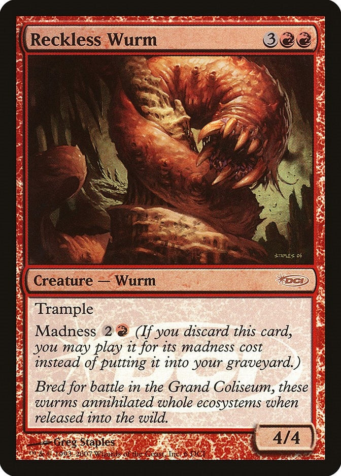 Image for Reckless Wurm (6) - Magic: The Gathering