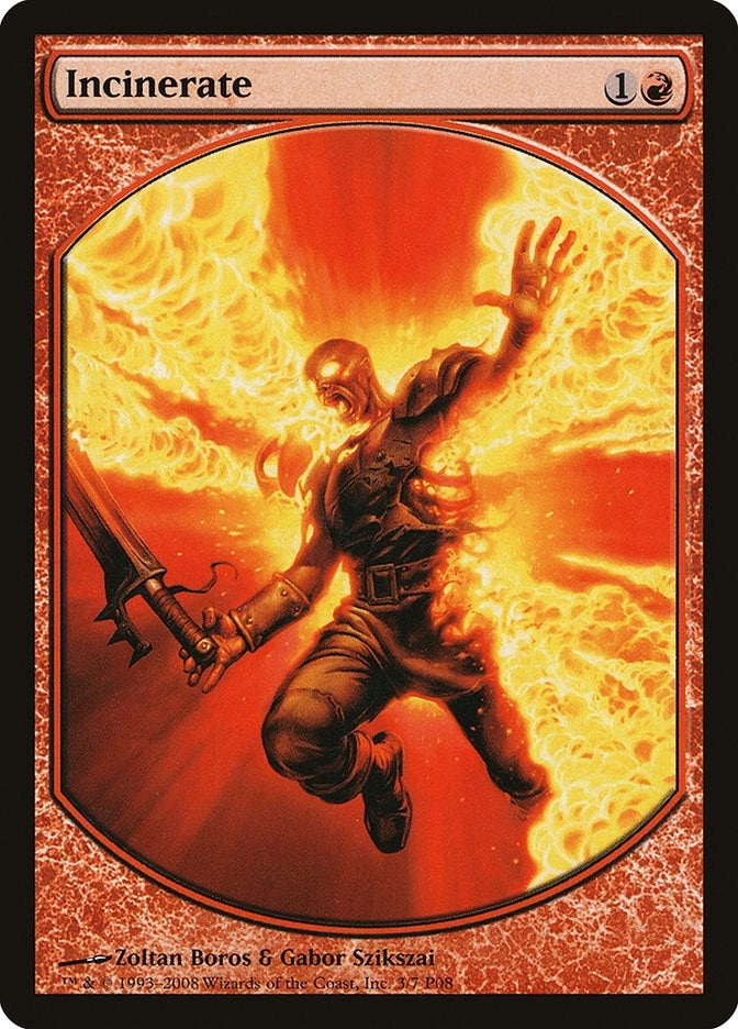 Image for Incinerate (3) [Magic Player Rewards]