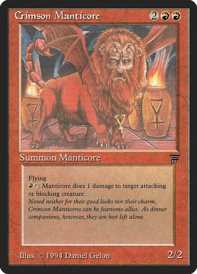 Image for Crimson Manticore [Legends]