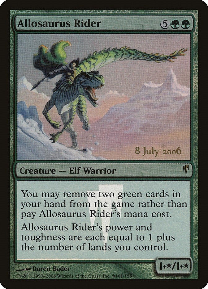 Image for Allosaurus Rider (101) [Prerelease Cards]