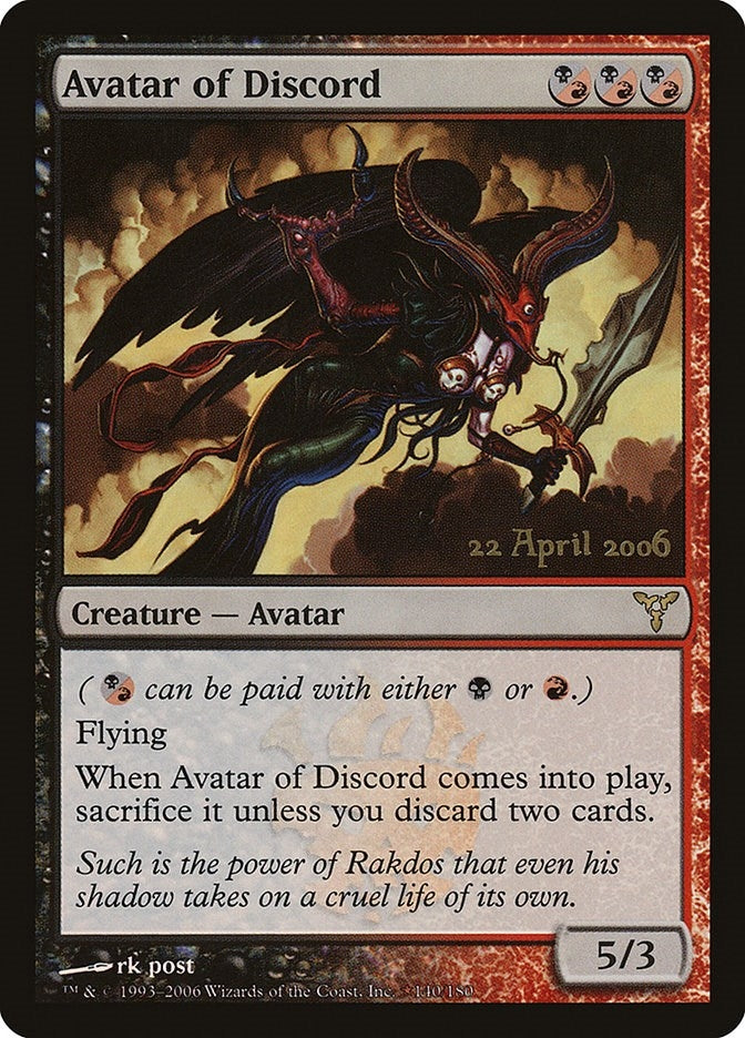 Image for Avatar of Discord (29) [Prerelease Cards]