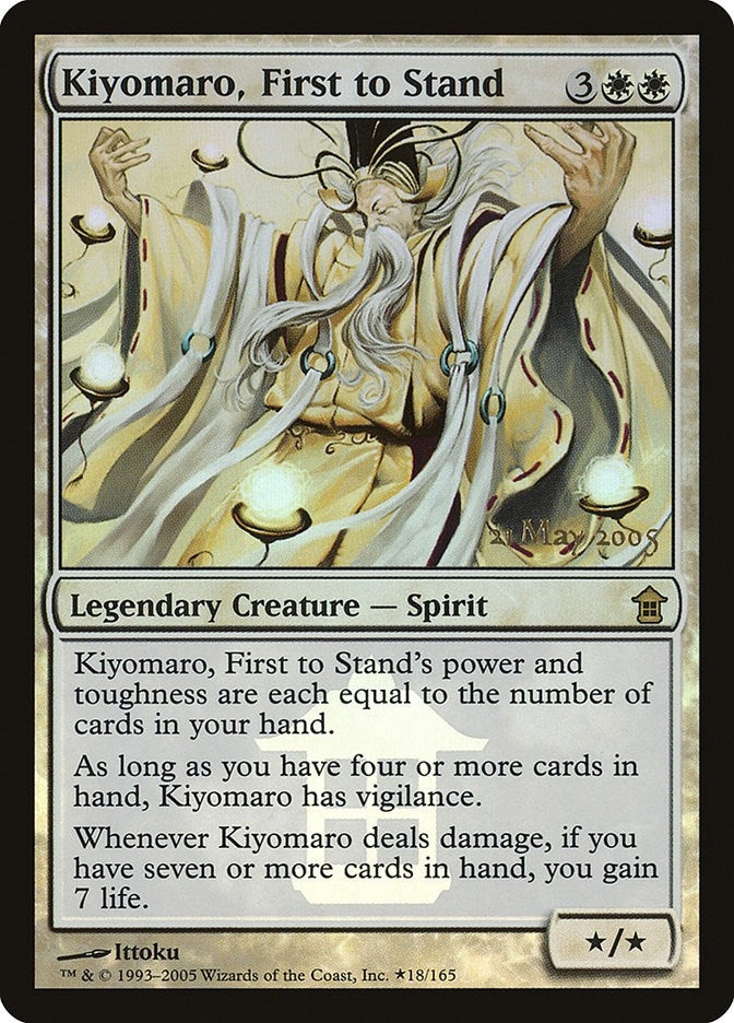 Image for Kiyomaro, First to Stand (18) [Prerelease Cards]