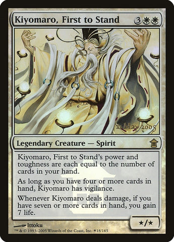 Image for Kiyomaro, First to Stand (18) [Prerelease Cards]
