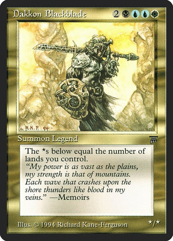 Image for Dakkon Blackblade [Legends]