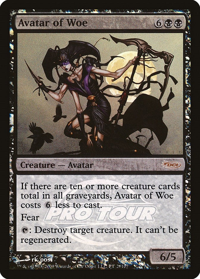 Image for Avatar of Woe (PT 2010) [Pro Tour Promos]