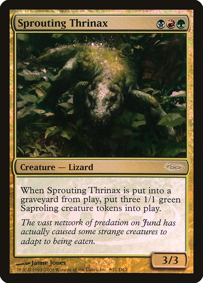 Image for Sprouting Thrinax (21) [WPN & Gateway Promos]