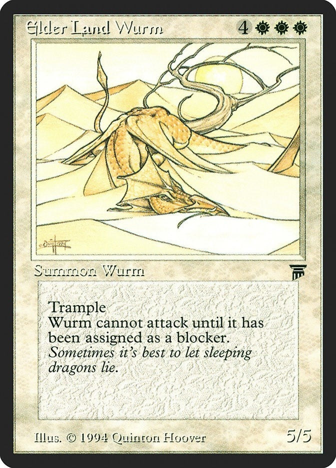 Image for Elder Land Wurm [Legends]