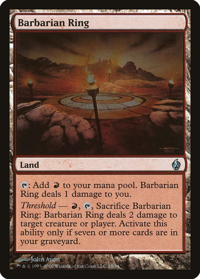 Image for Barbarian Ring (28) [Premium Deck Series: Fire and Lightning]