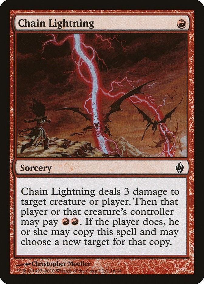 Image for Chain Lightning (16) [Premium Deck Series: Fire and Lightning]