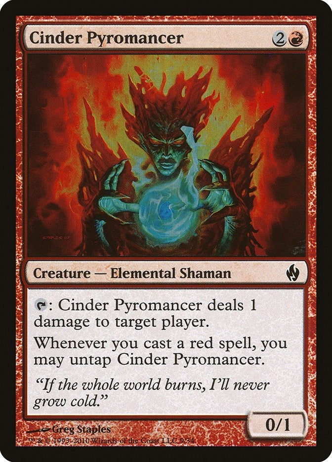 Image for Cinder Pyromancer (9) [Premium Deck Series: Fire and Lightning]