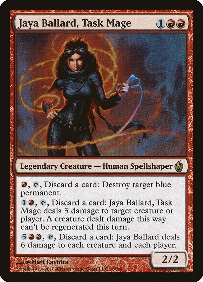 Image for Jaya Ballard, Task Mage (10) [Premium Deck Series: Fire and Lightning]