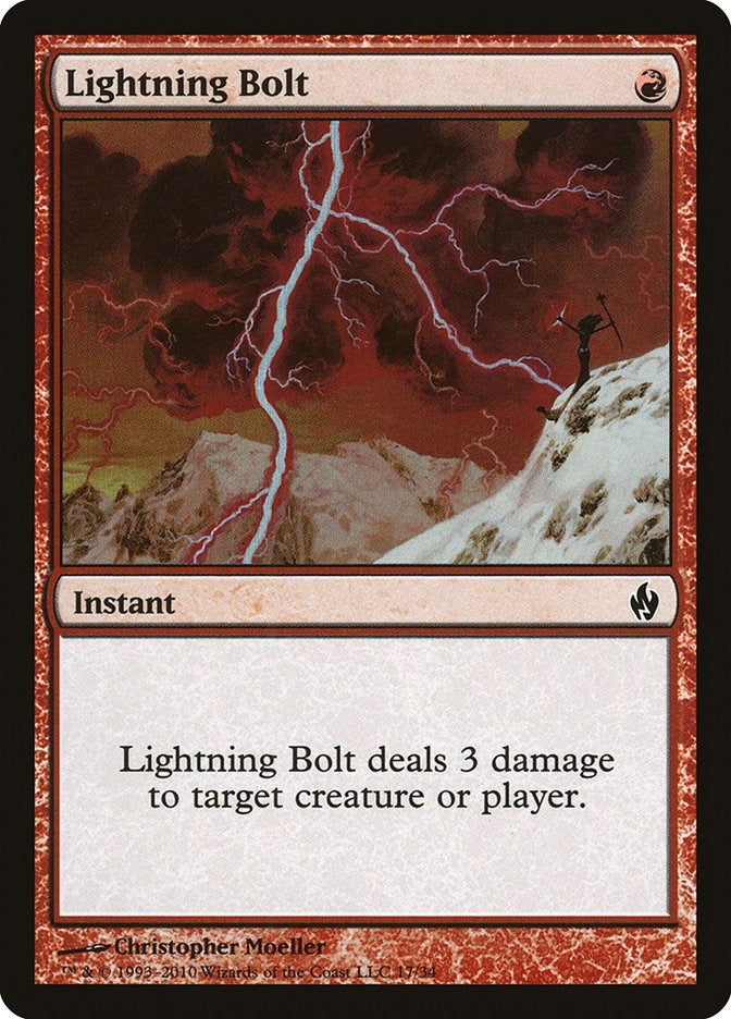 Image for Lightning Bolt (17) [Premium Deck Series: Fire and Lightning]