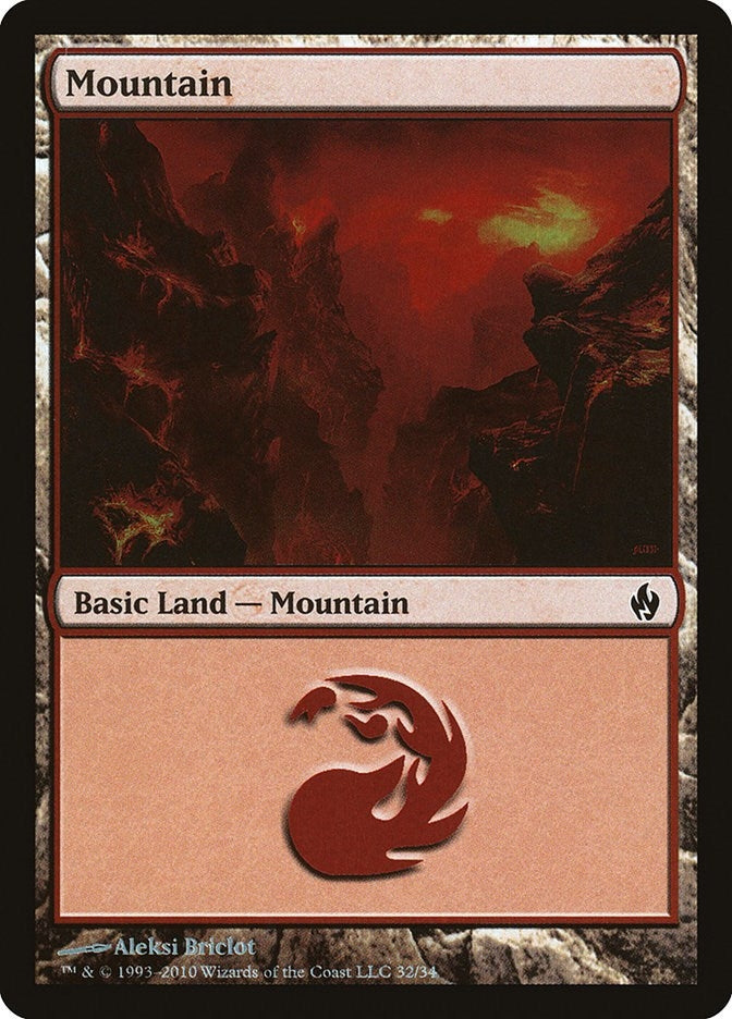Image for Mountain (32) (32) [Premium Deck Series: Fire and Lightning]