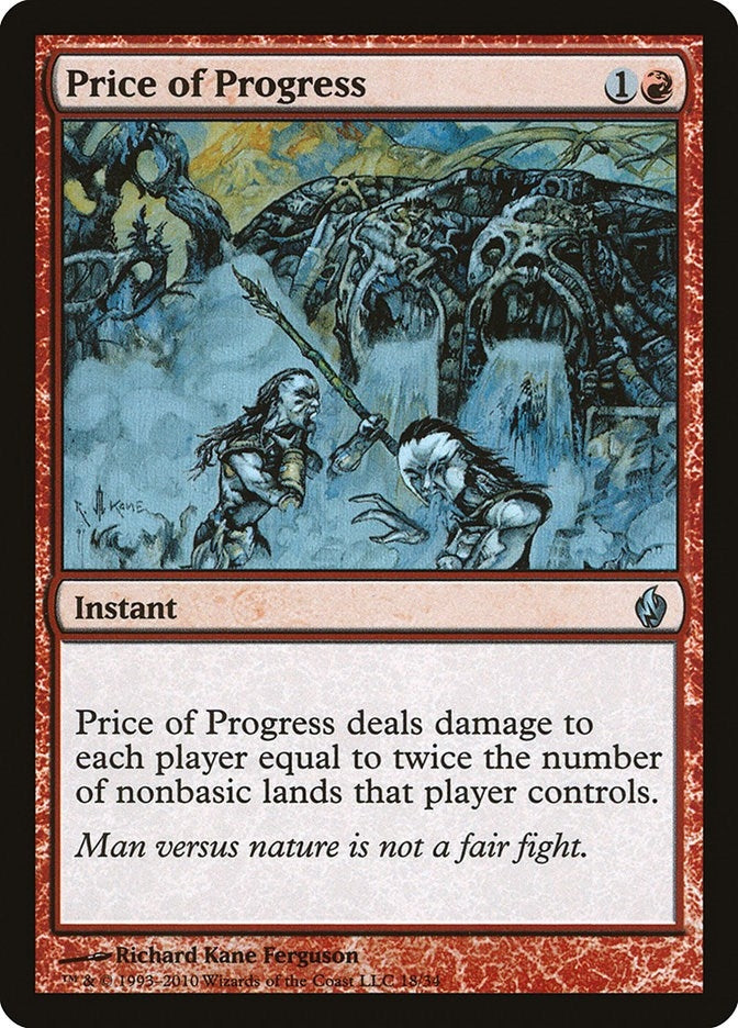Image for Price of Progress (18) [Premium Deck Series: Fire and Lightning]