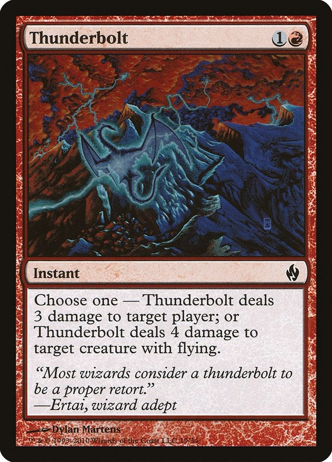 Image for Thunderbolt (19) - Magic: The Gathering