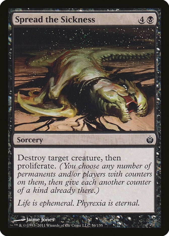 Image for Spread the Sickness (56) [Mirrodin Besieged]
