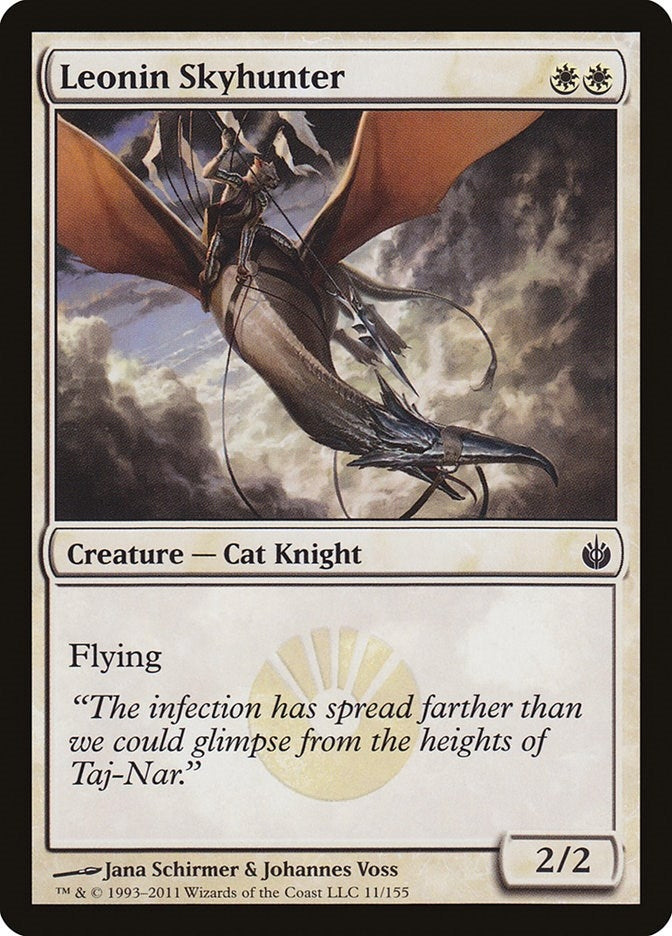 Image for Leonin Skyhunter (11) [Mirrodin Besieged]