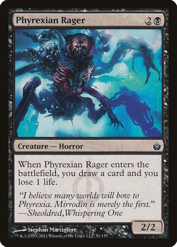 Image for Phyrexian Rager (51) [Mirrodin Besieged]