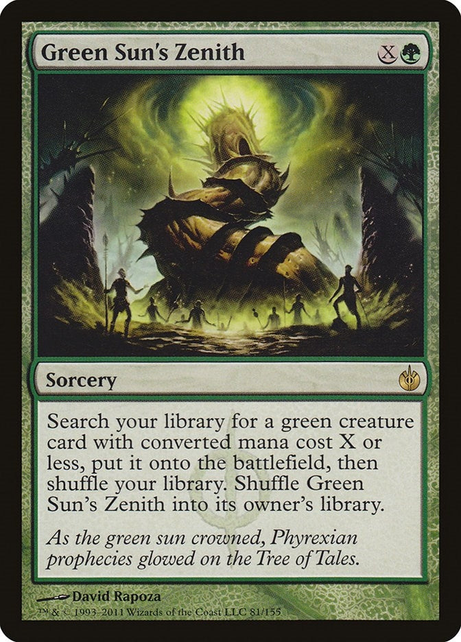 Image for Green Sun's Zenith (81) [Mirrodin Besieged]