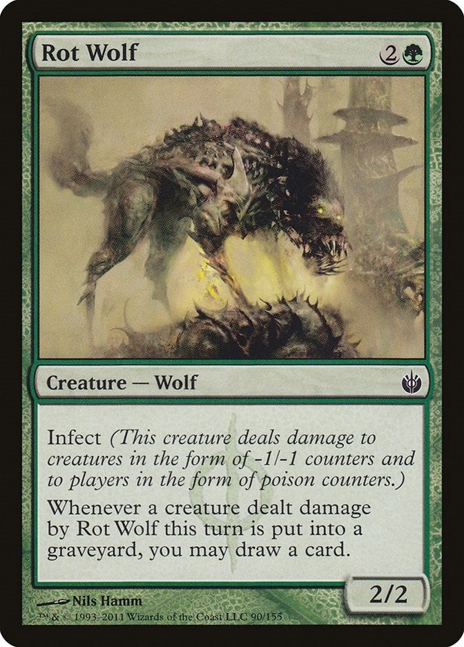 Image for Rot Wolf (90) [Mirrodin Besieged]