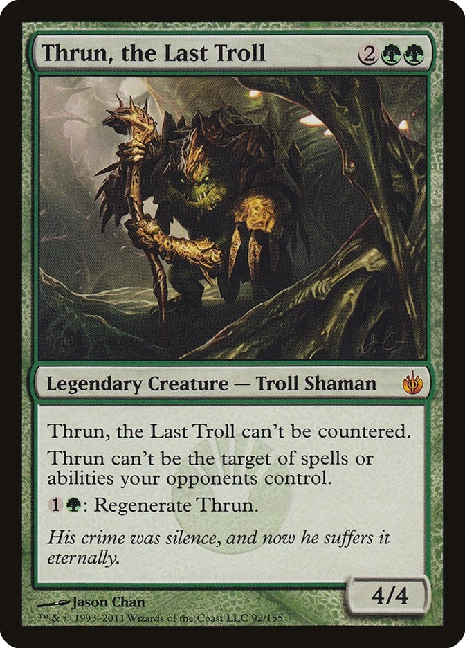 Image for Thrun, the Last Troll (92) [Mirrodin Besieged]