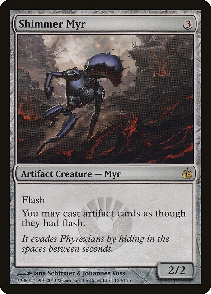 Image for Shimmer Myr (129) [Mirrodin Besieged]