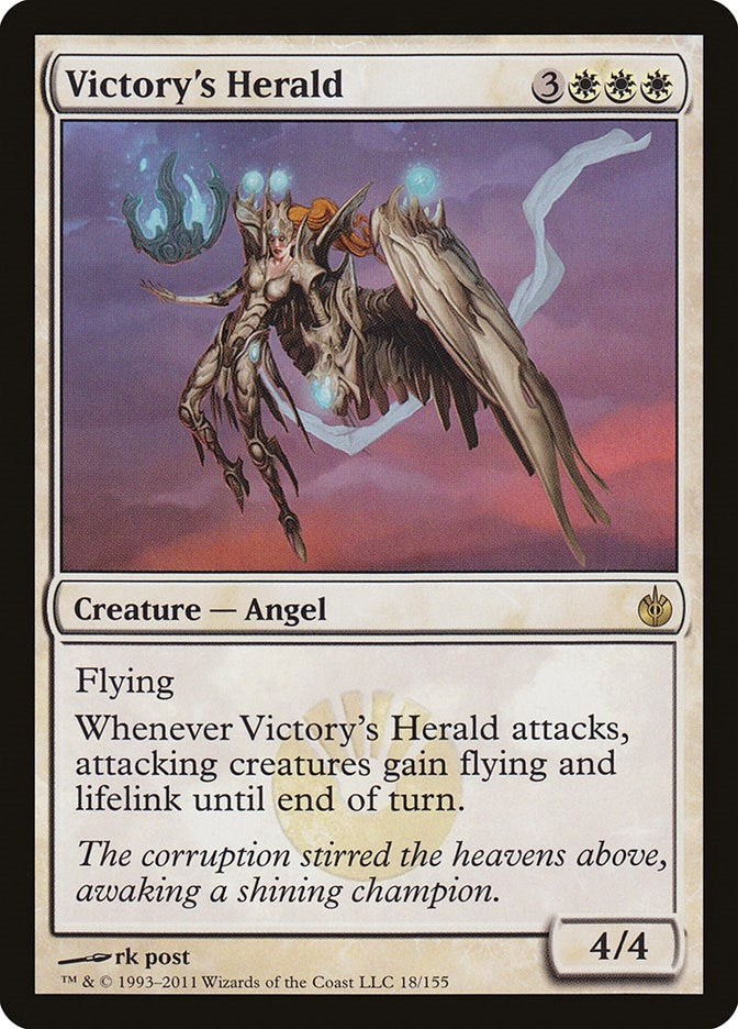 Image for Victory's Herald (18) [Mirrodin Besieged]