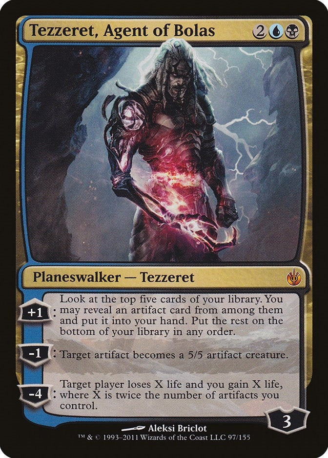 Image for Tezzeret, Agent of Bolas (97) [Mirrodin Besieged]