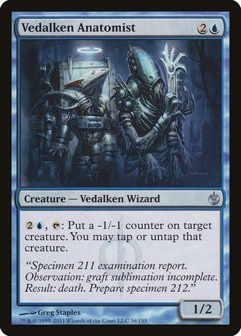 Image for Vedalken Anatomist (36) [Mirrodin Besieged]