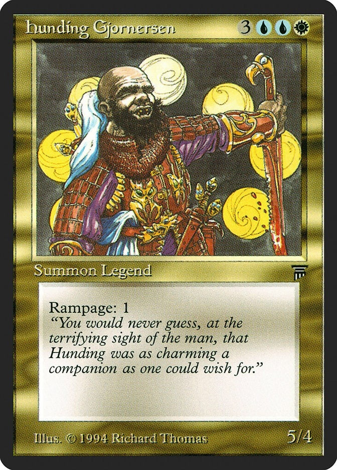 Image for Hunding Gjornersen [Legends]