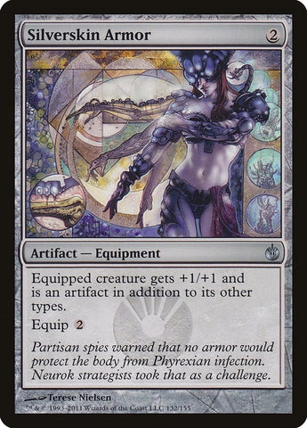 Image for Silverskin Armor (132) [Mirrodin Besieged]