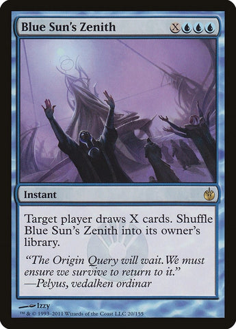 Image for Blue Sun's Zenith (20) [Mirrodin Besieged]