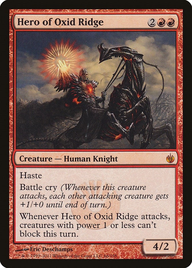 Image for Hero of Oxid Ridge (66) [Mirrodin Besieged]