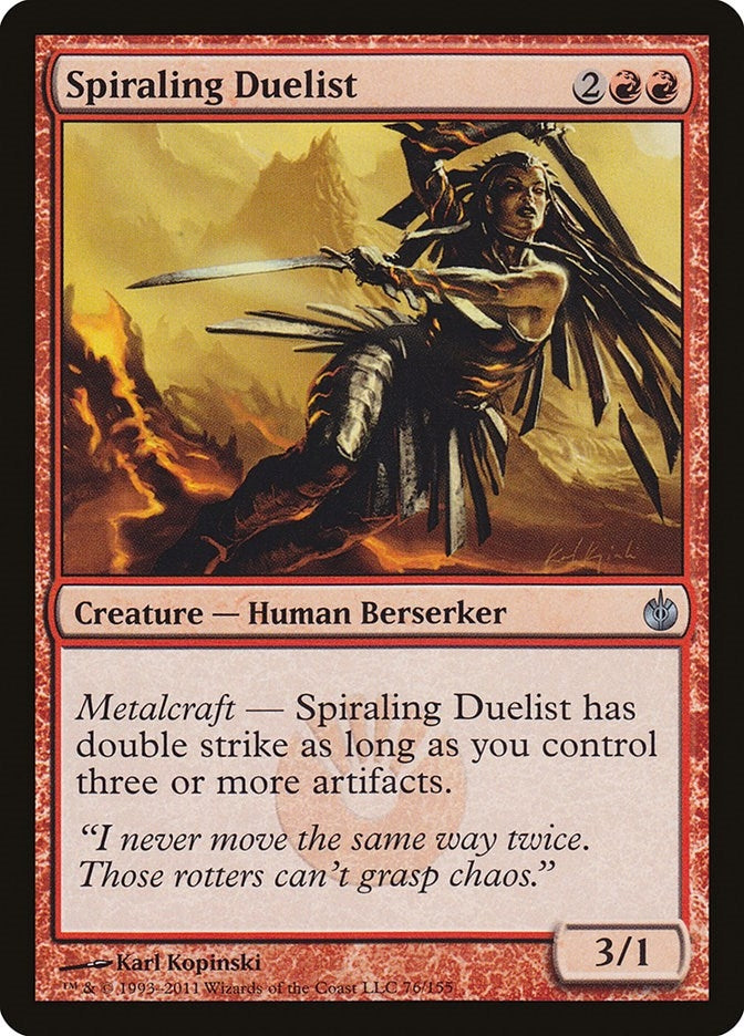 Image for Spiraling Duelist (76) [Mirrodin Besieged]