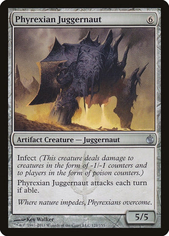 Image for Phyrexian Juggernaut (121) [Mirrodin Besieged]