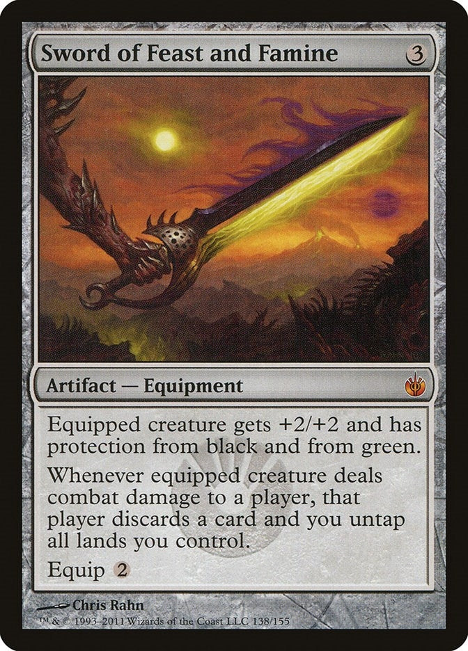 Image for Sword of Feast and Famine (138) [Mirrodin Besieged]