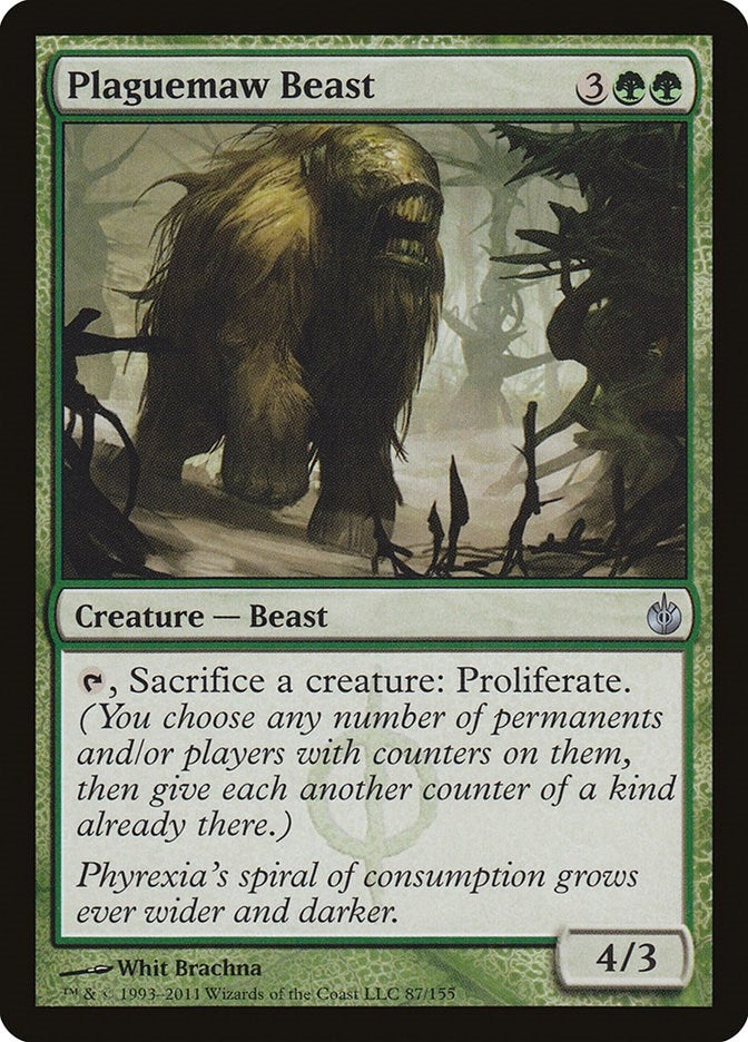 Image for Plaguemaw Beast (87) [Mirrodin Besieged]