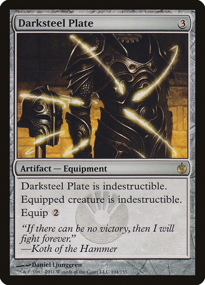 Image for Darksteel Plate (104) [Mirrodin Besieged]